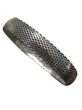 Sterling Silver Mesh Bangle Bracelet